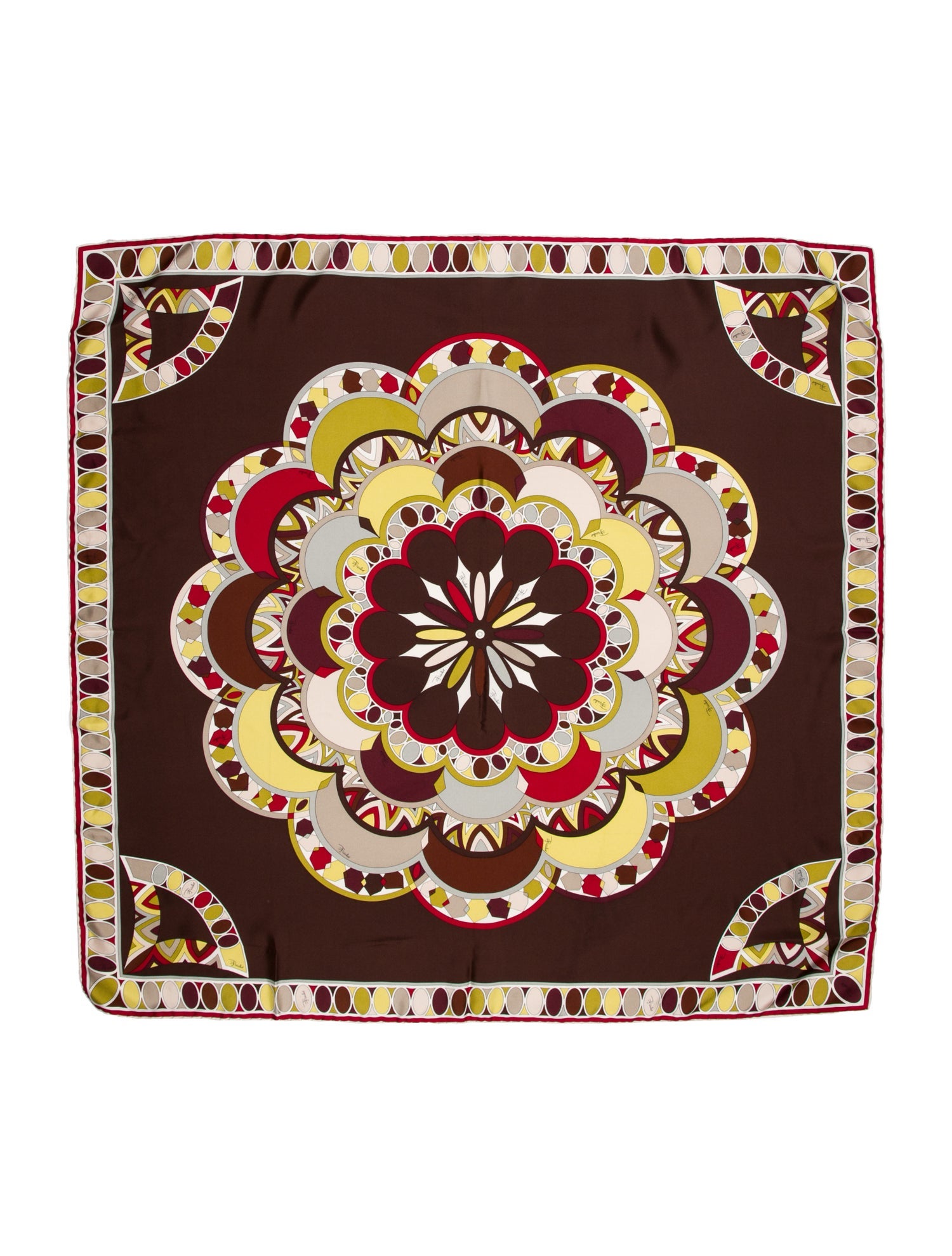 Emilio Pucci Silk Printed Scarf