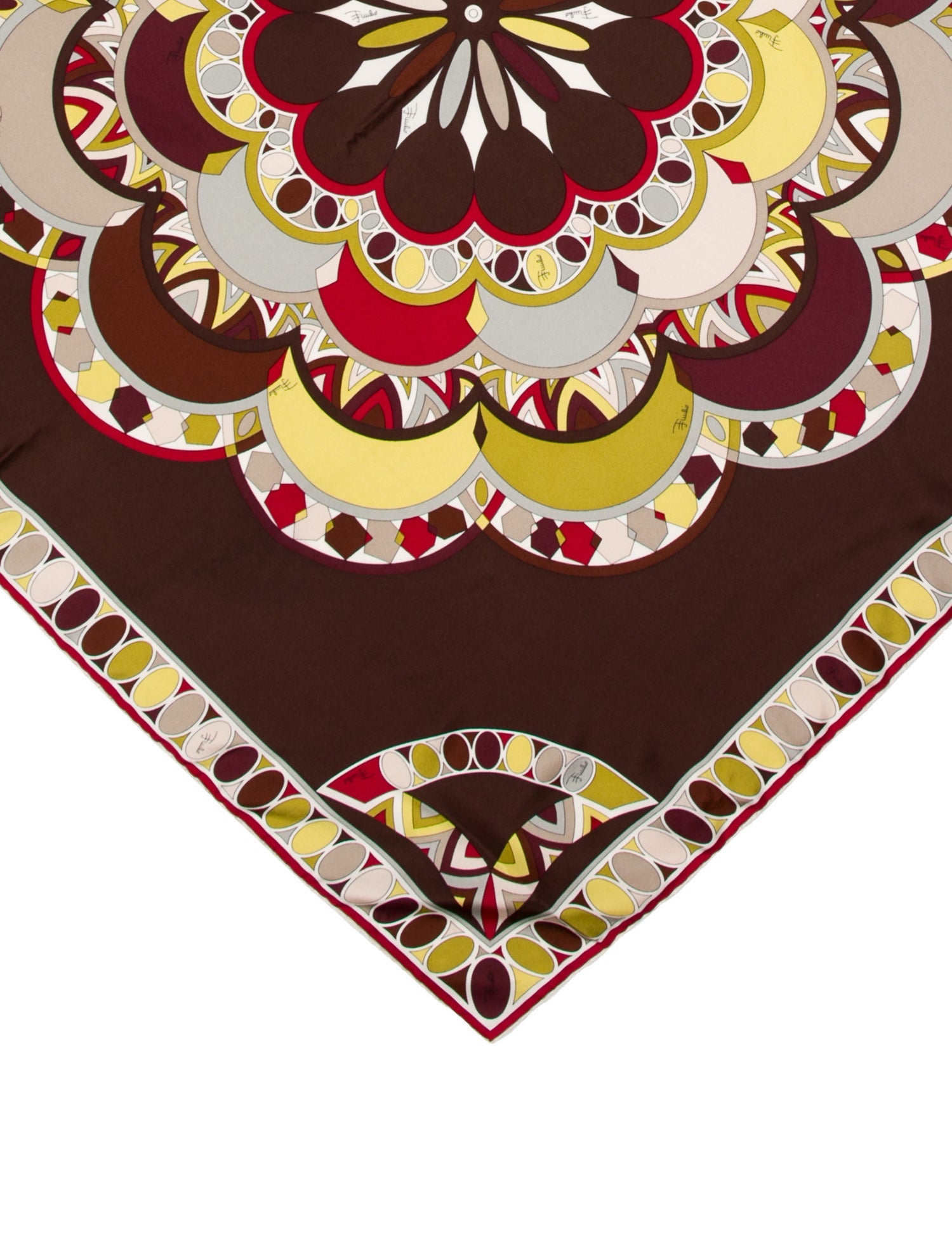 Emilio Pucci Silk Printed Scarf