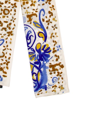 Emilio Pucci Silk Floral Print Scarf