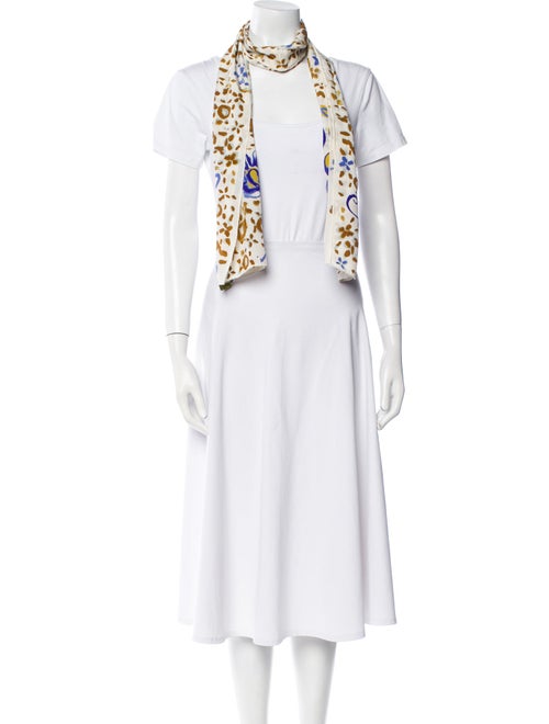 Emilio Pucci Silk Floral Print Scarf