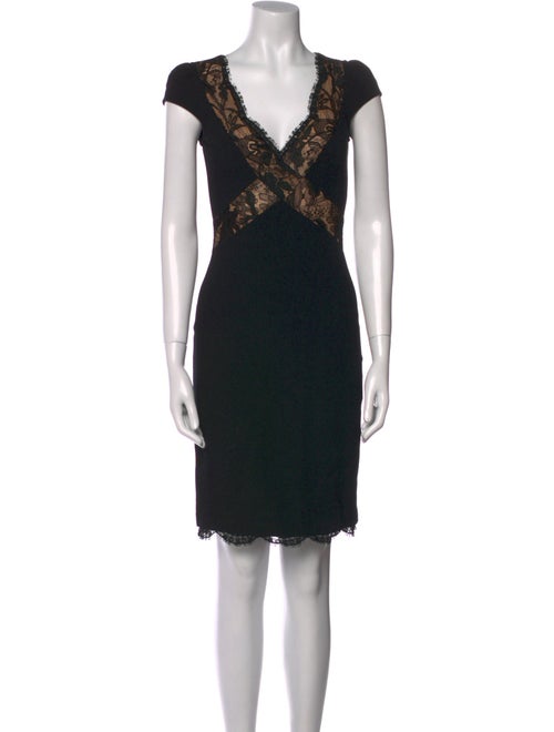 Emilio Pucci Lace Pattern Mini Dress