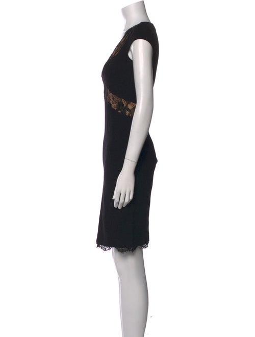 Emilio Pucci Lace Pattern Mini Dress