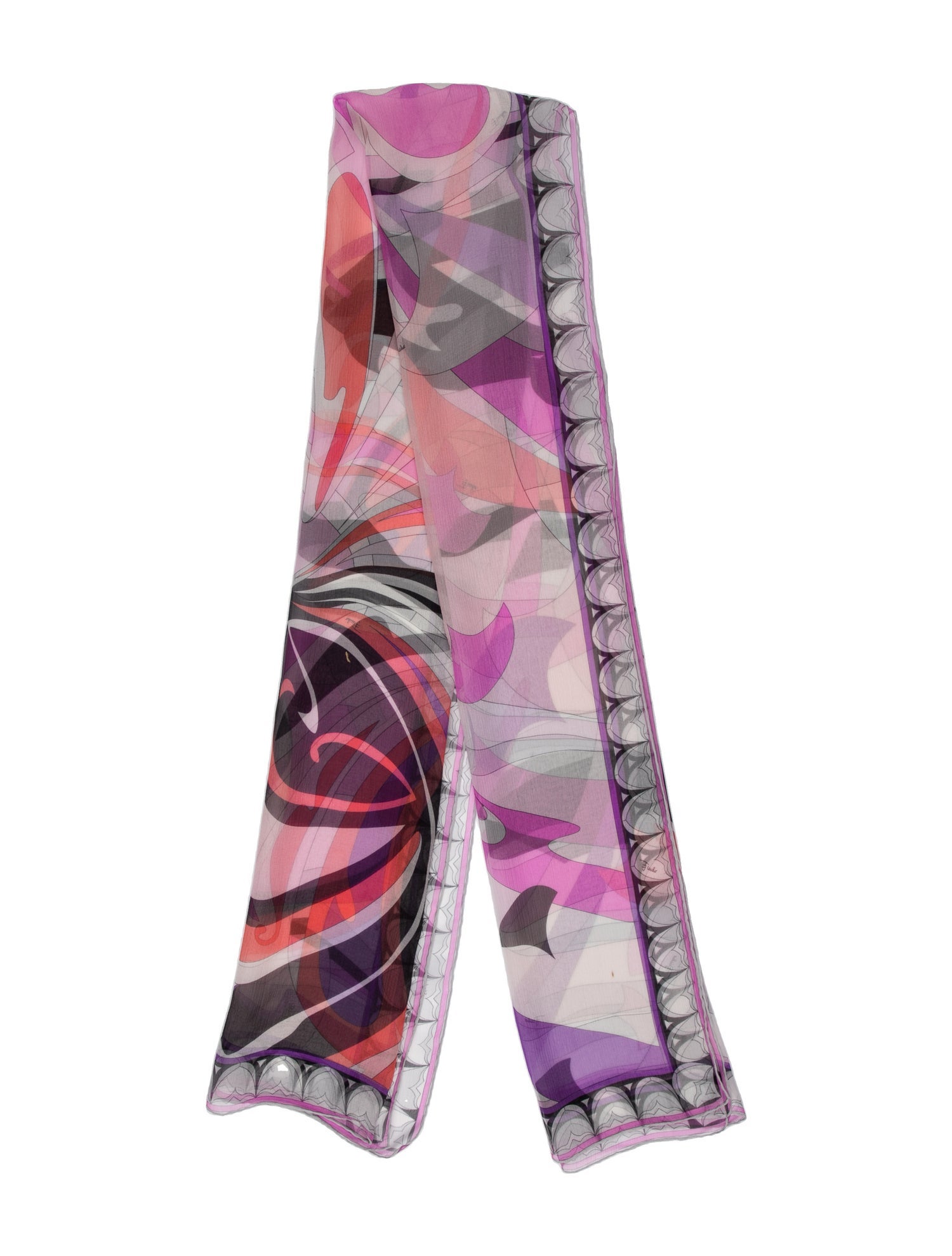 Emilio Pucci Silk Printed Scarf