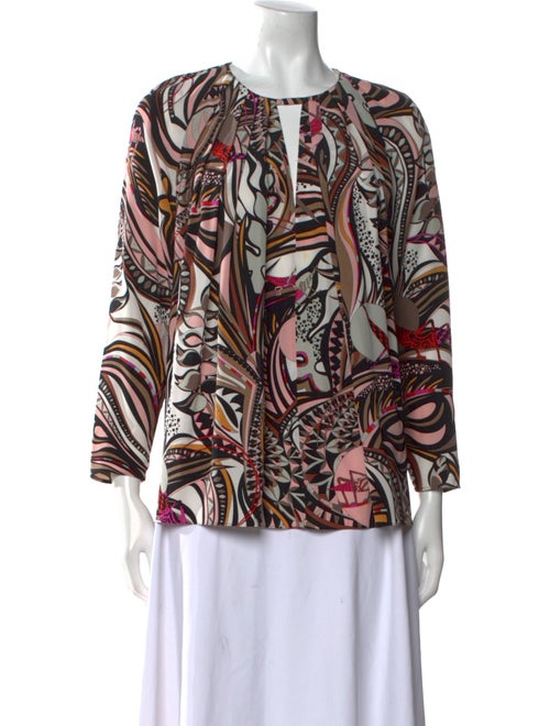 Emilio Pucci Silk Printed Blouse