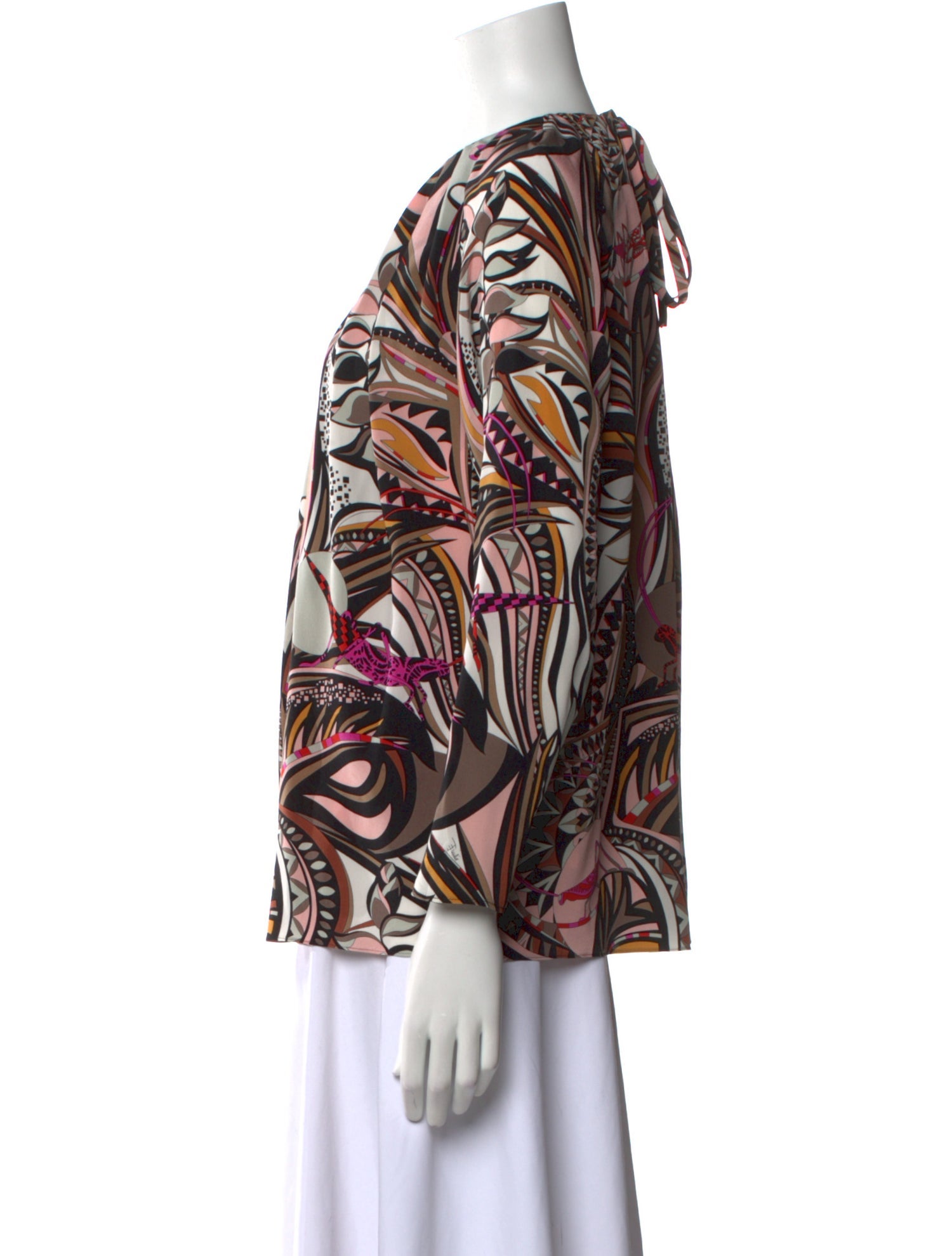 Emilio Pucci Silk Printed Blouse
