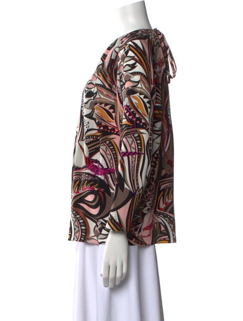 Emilio Pucci Silk Printed Blouse