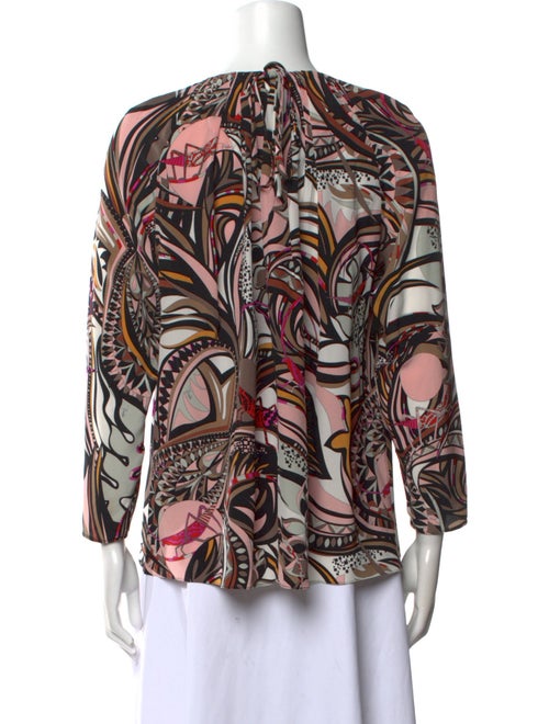 Emilio Pucci Silk Printed Blouse