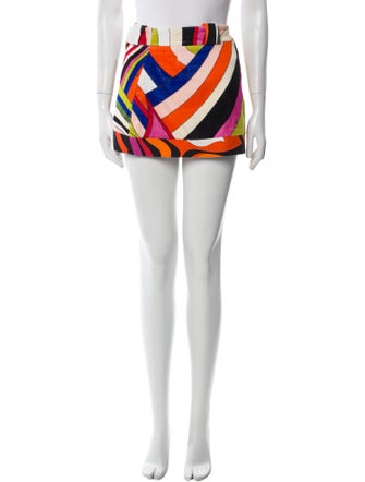 Emilio Pucci Striped Mini Skirt