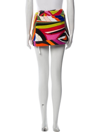 Emilio Pucci Striped Mini Skirt