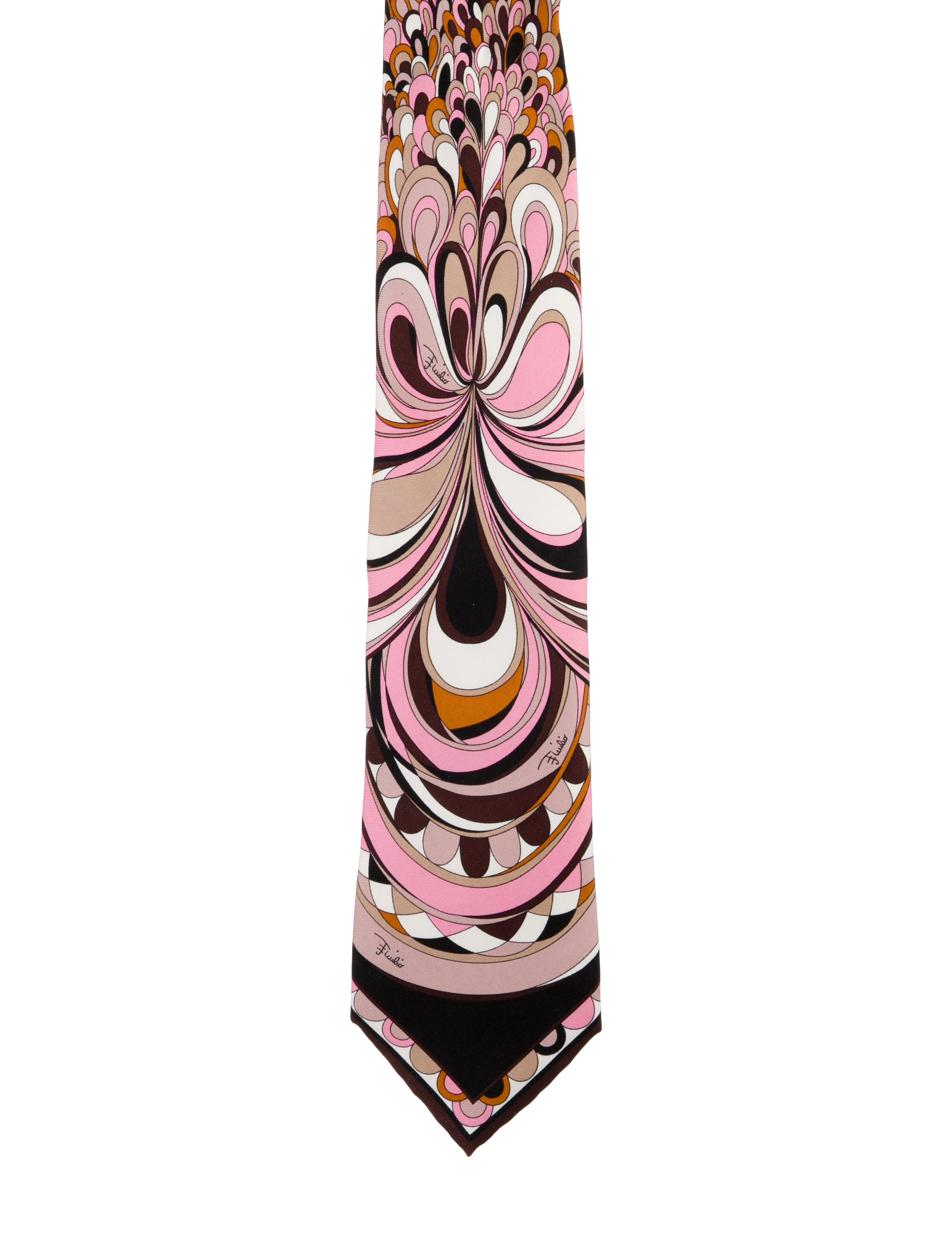 Emilio Pucci Pattern print Tie