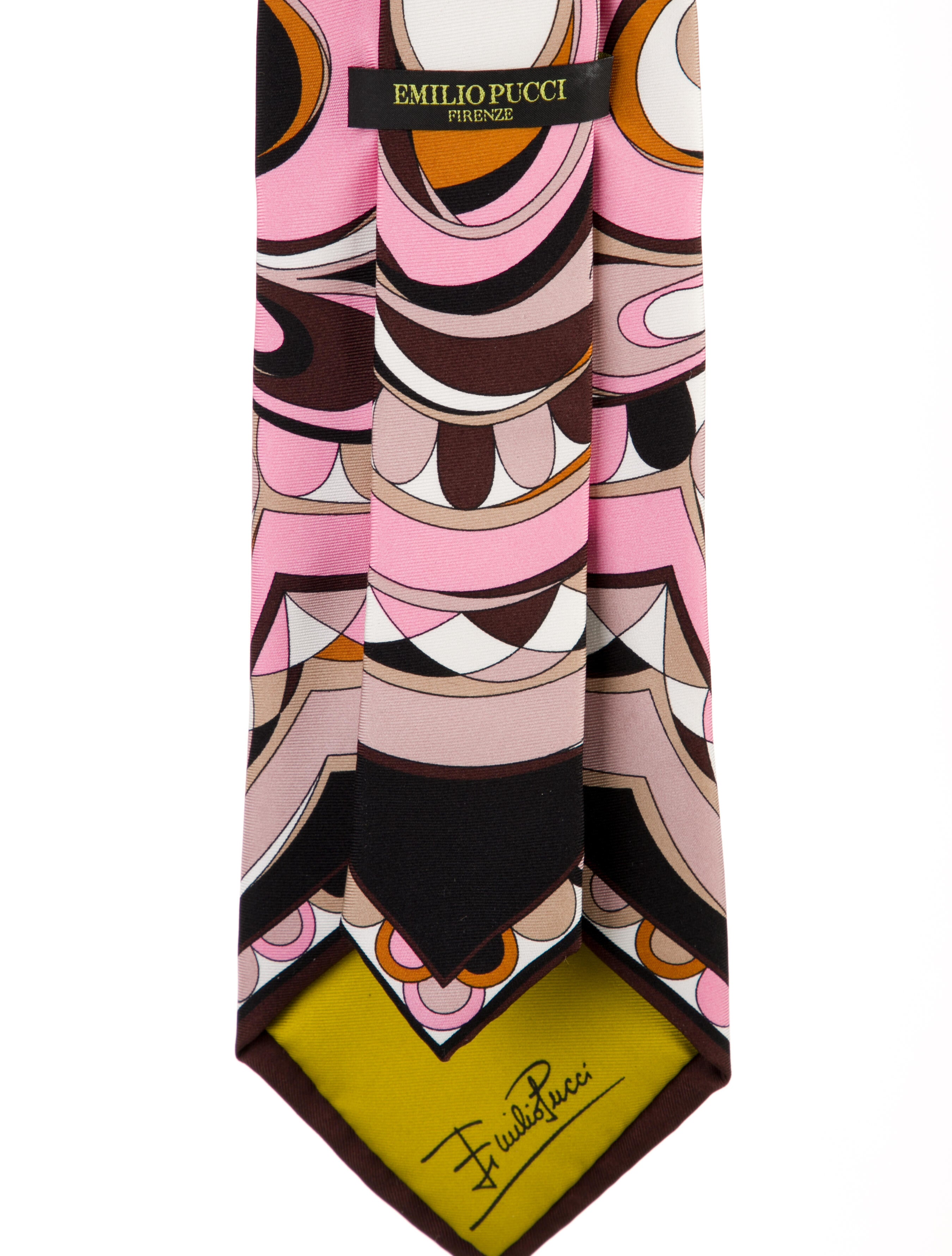 Emilio Pucci Pattern print Tie