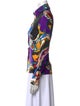 Emilio Pucci Silk Printed Button-Up Top
