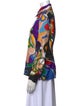 Emilio Pucci Silk Printed Button-Up Top