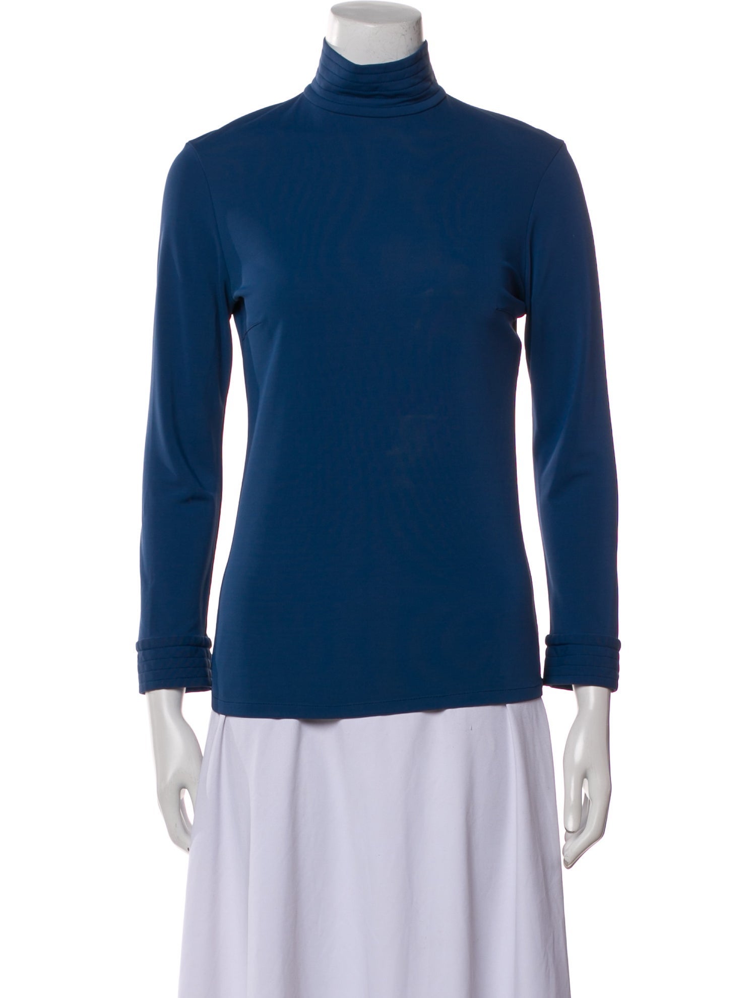 Emilio Pucci Turtleneck Three-Quarter Sleeve Top