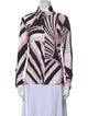 Emilio Pucci Printed Long Sleeve Button-Up Top