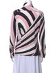 Emilio Pucci Printed Long Sleeve Button-Up Top