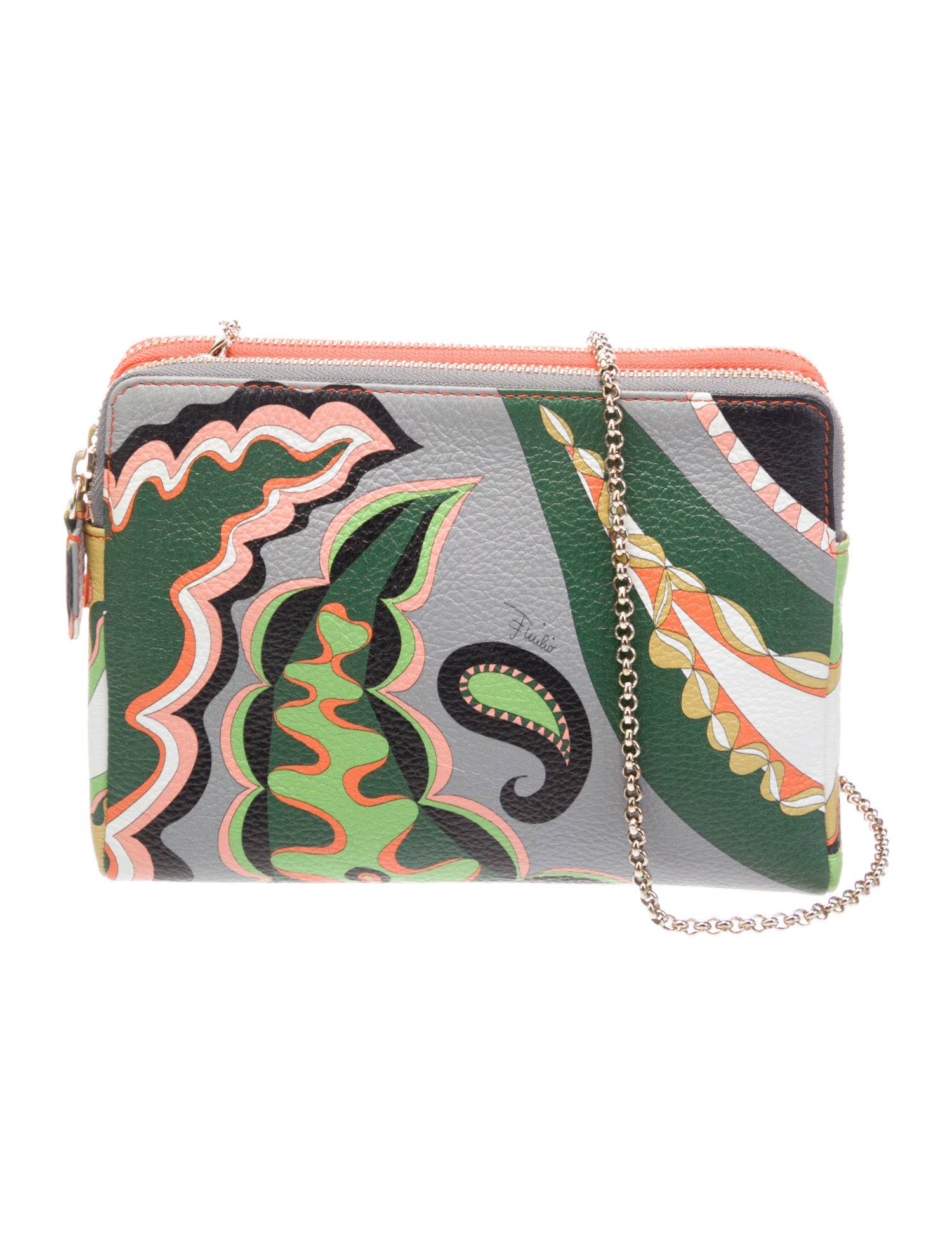 Emilio Pucci Leather Minaudière