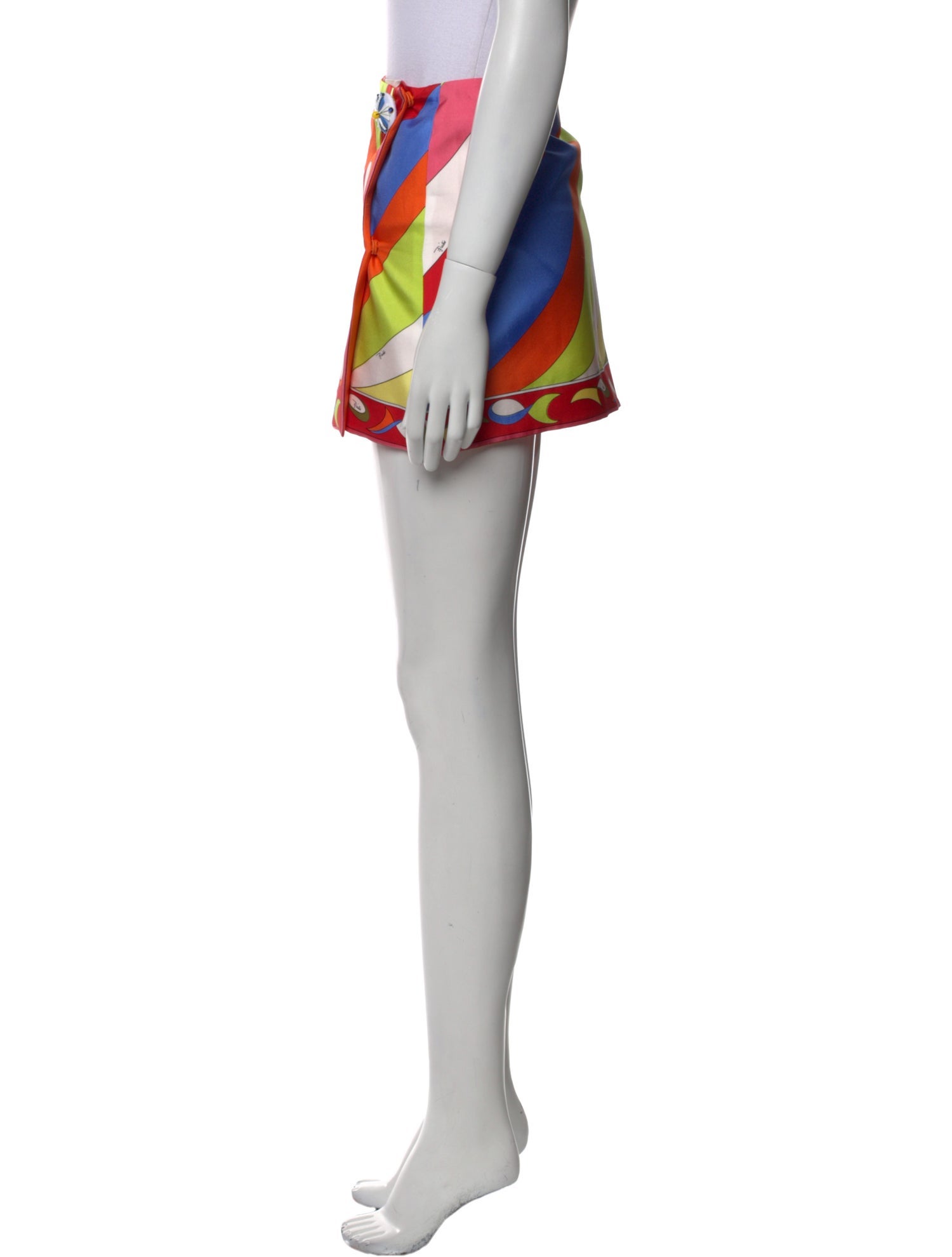 Emilio Pucci Silk Mini Skirt