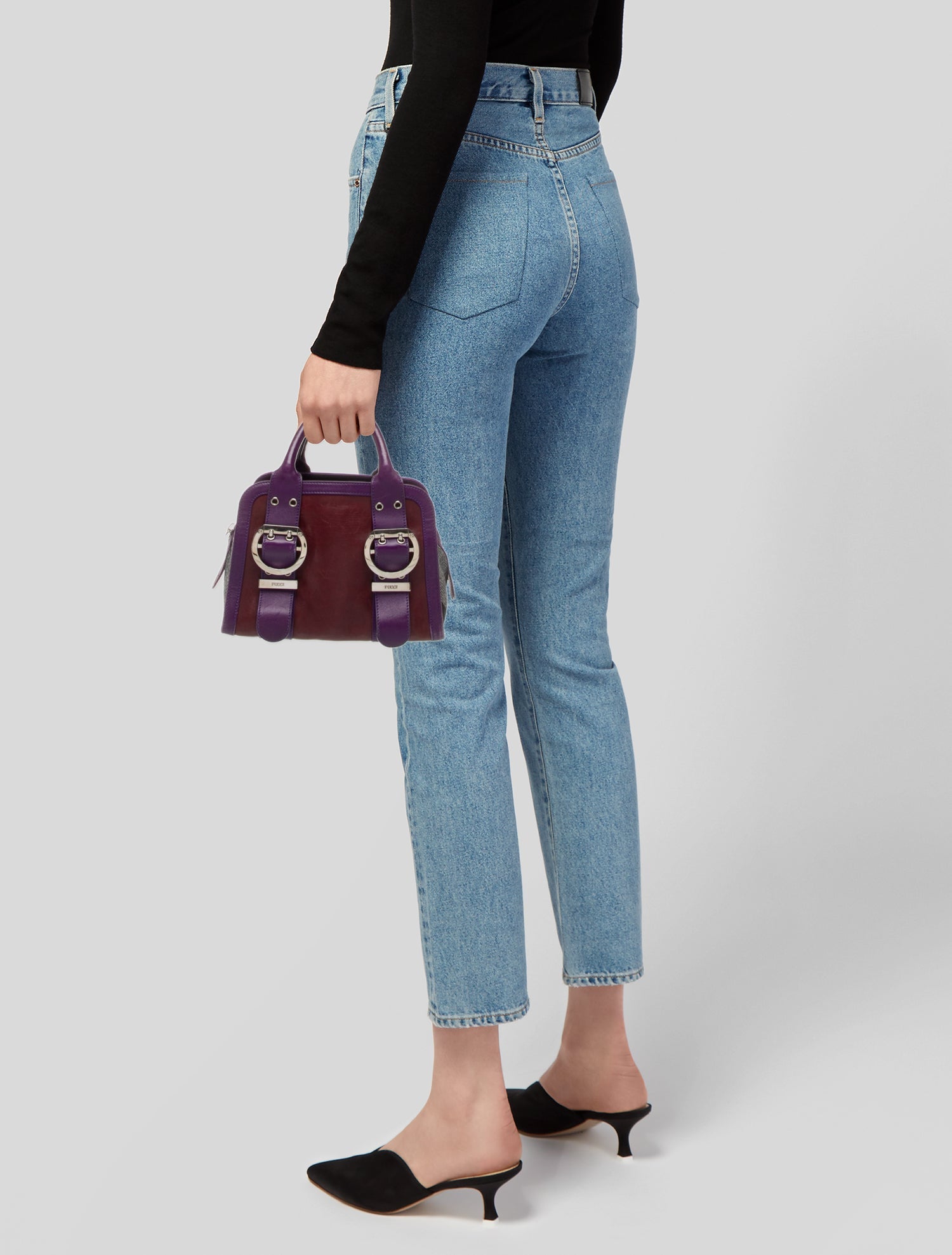 Emilio Pucci Leather Top Handle Bag