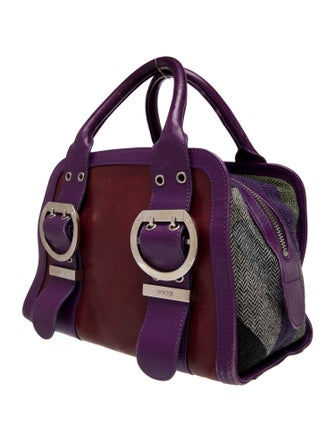 Emilio Pucci Leather Top Handle Bag