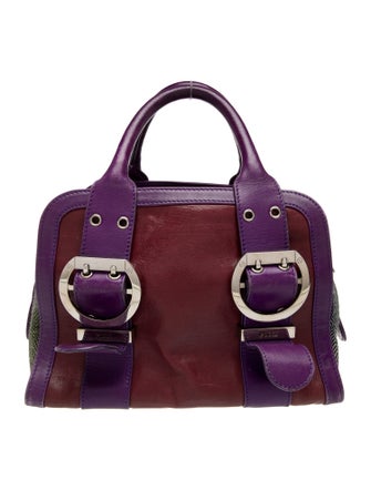 Emilio Pucci Leather Top Handle Bag