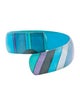 Emilio Pucci Resin & Fabric Bangle Bracelet