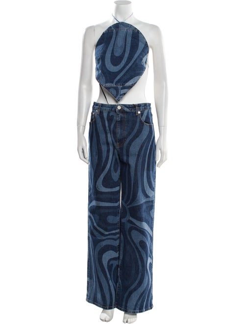 Emilio Pucci Printed Pant Set