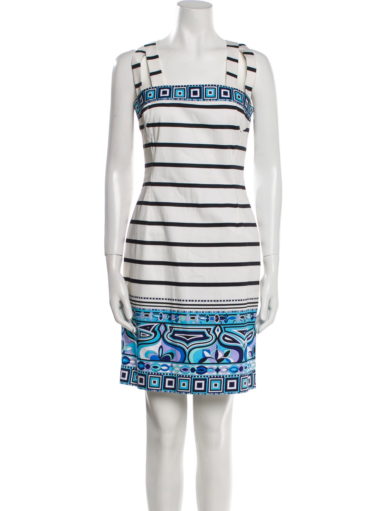 Emilio Pucci Striped Mini Dress