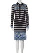 Emilio Pucci Striped Knee-Length Dress