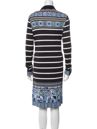 Emilio Pucci Striped Knee-Length Dress