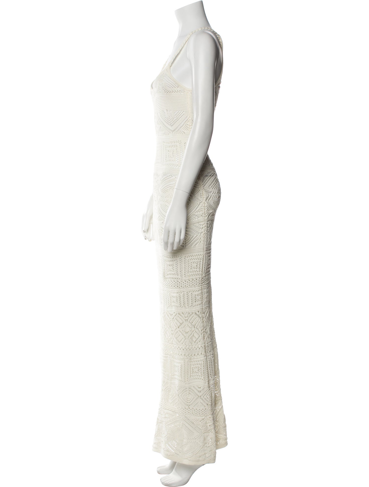 Emilio Pucci Lace Pattern Long Dress