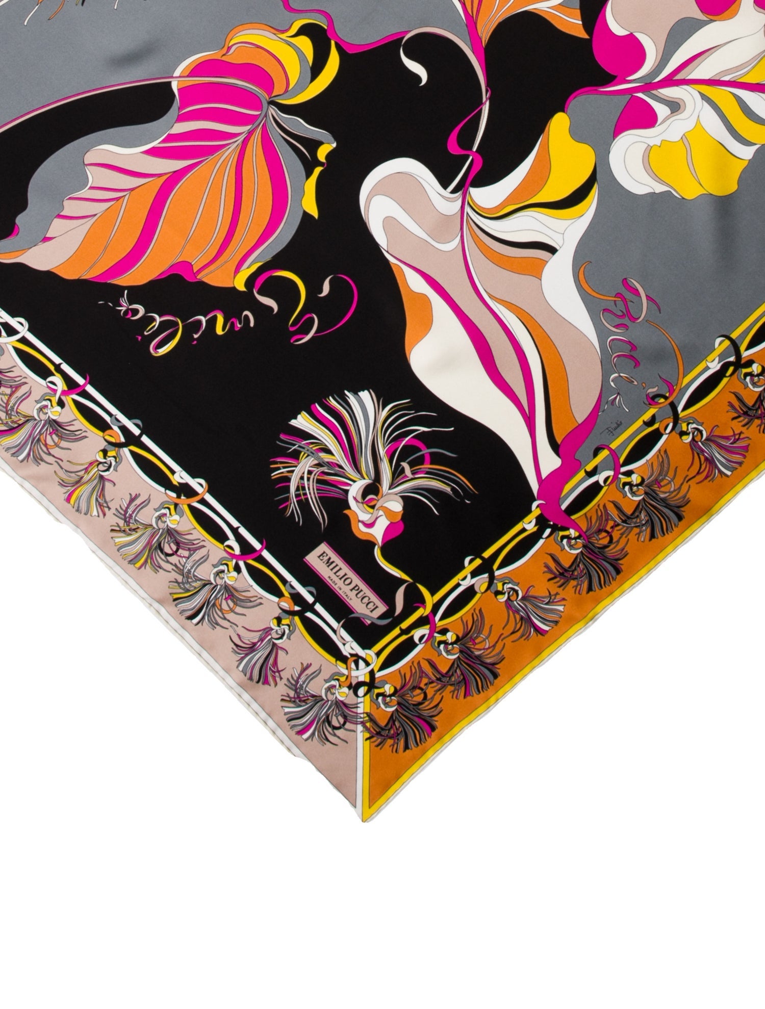 Emilio Pucci Silk Printed Scarf w/ Tags