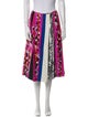 Emilio Pucci Silk Knee-Length Skirt