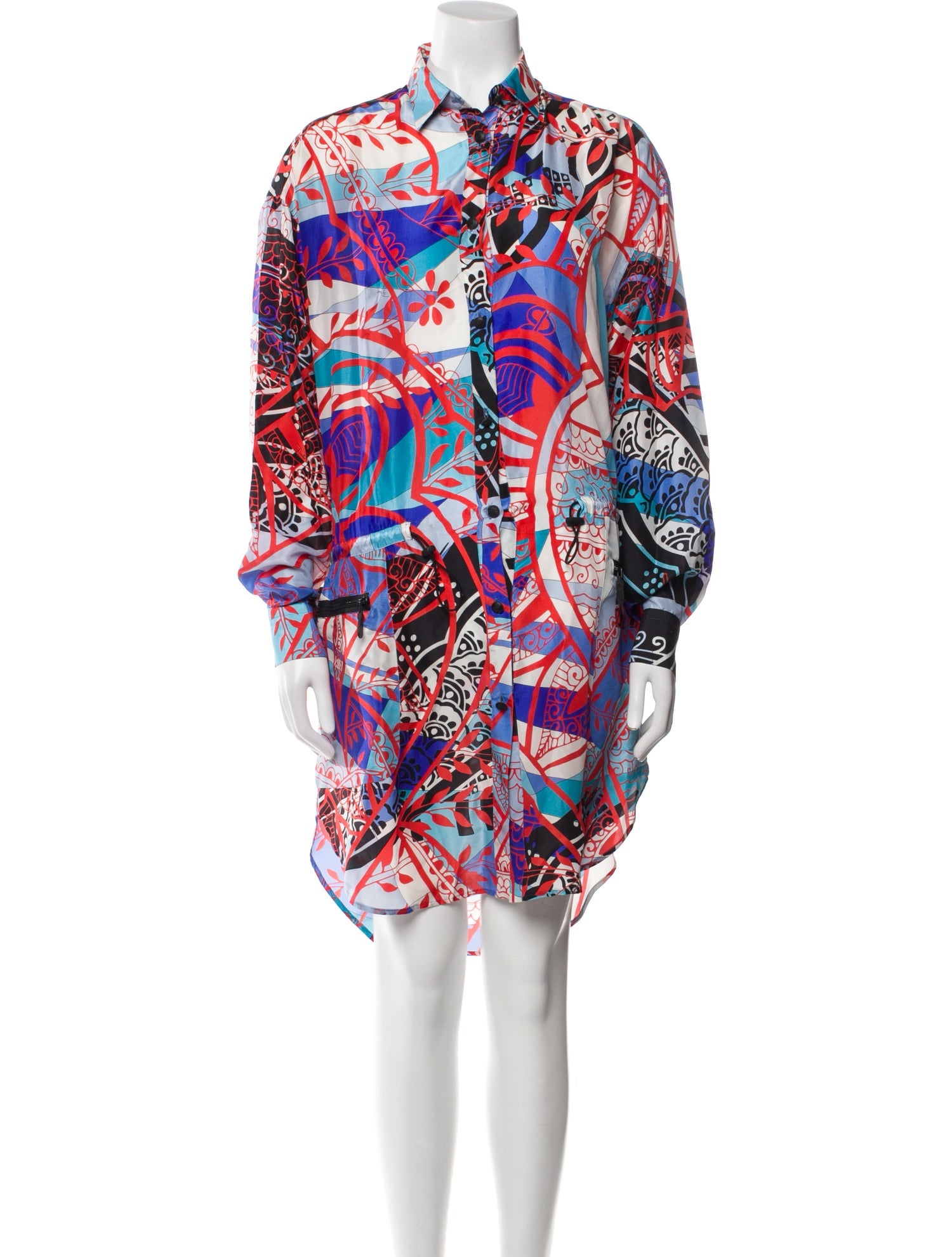 Emilio Pucci Silk Knee-Length Dress