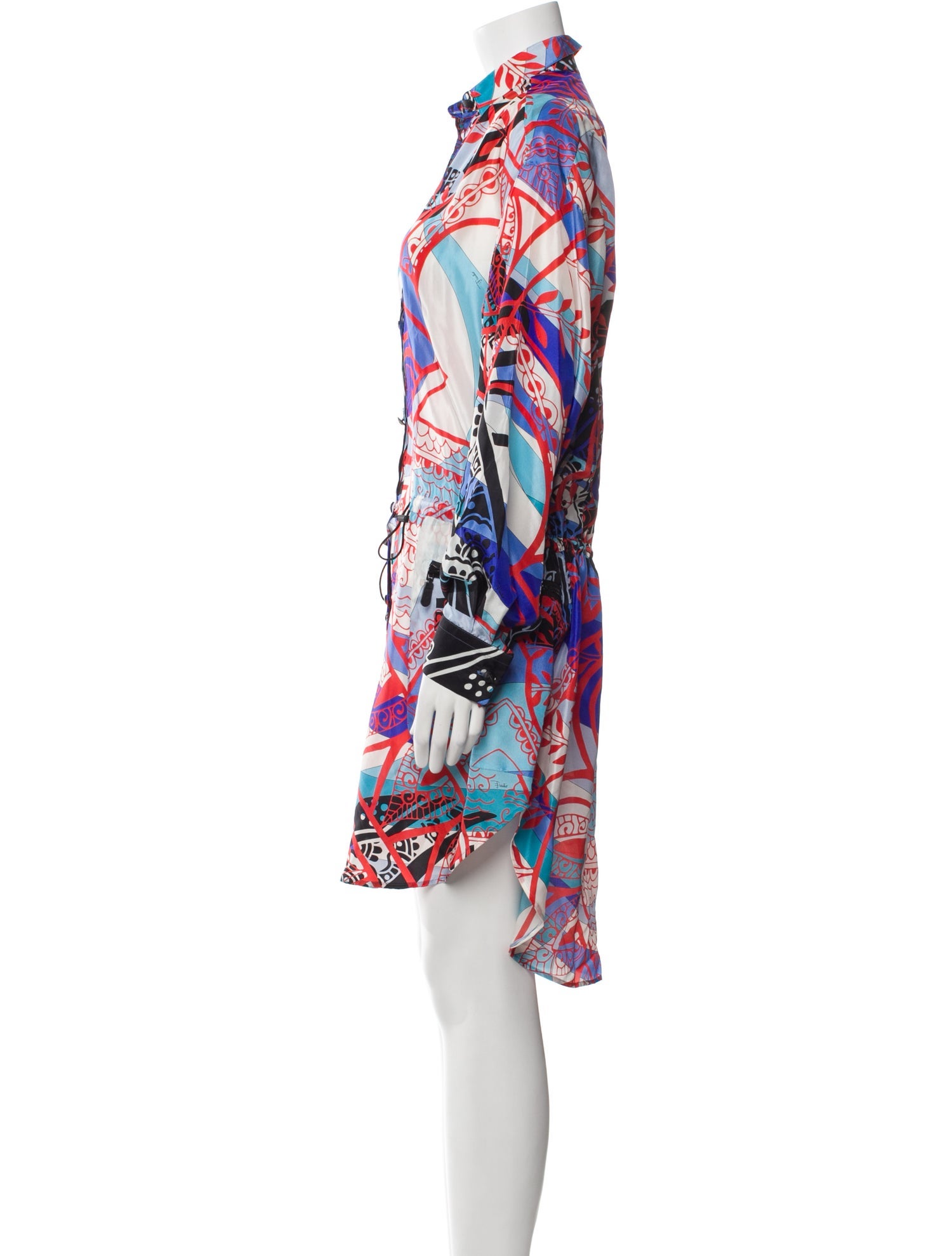 Emilio Pucci Silk Knee-Length Dress