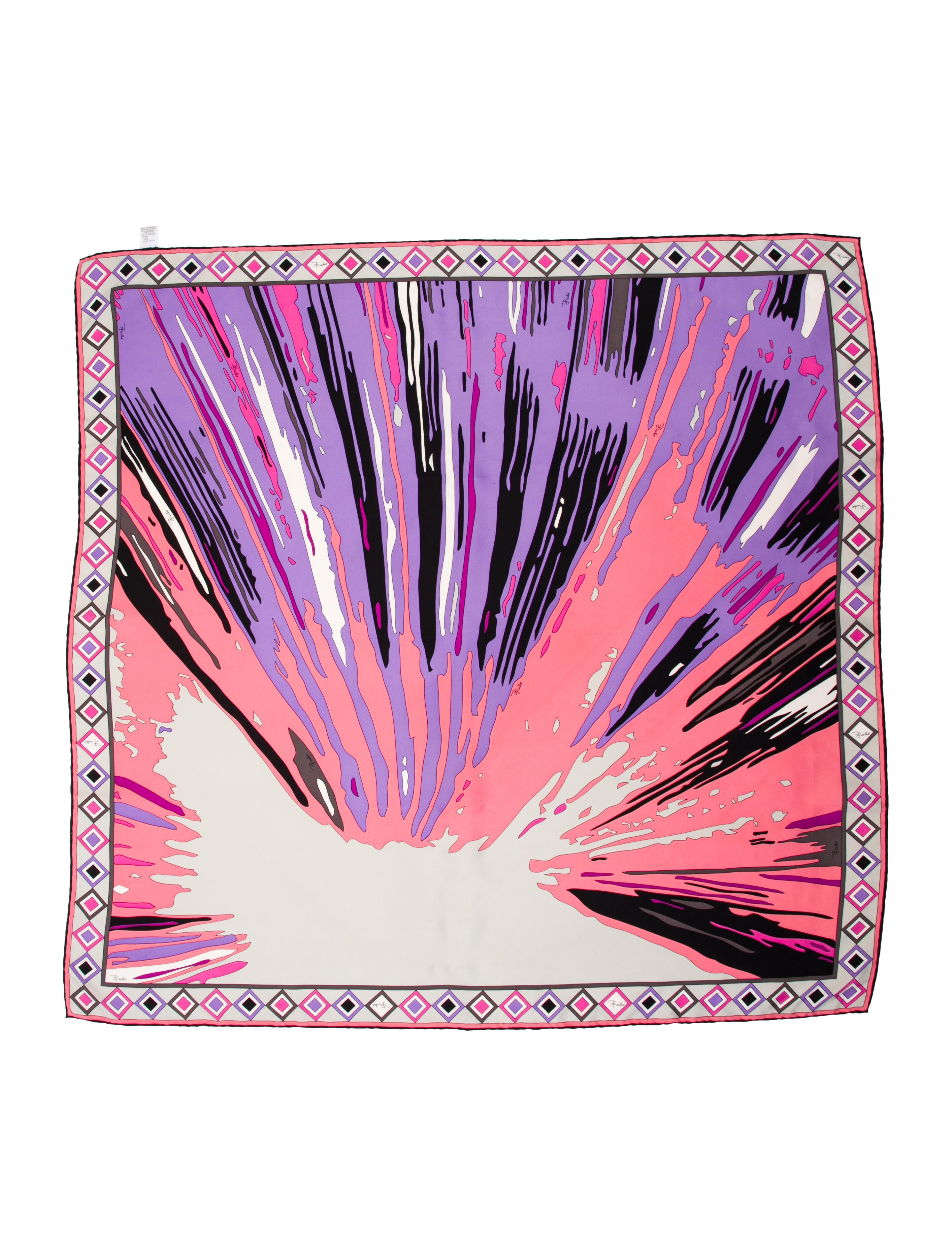 Emilio Pucci Silk Printed Scarf