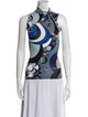 Emilio Pucci Printed Halterneck Top