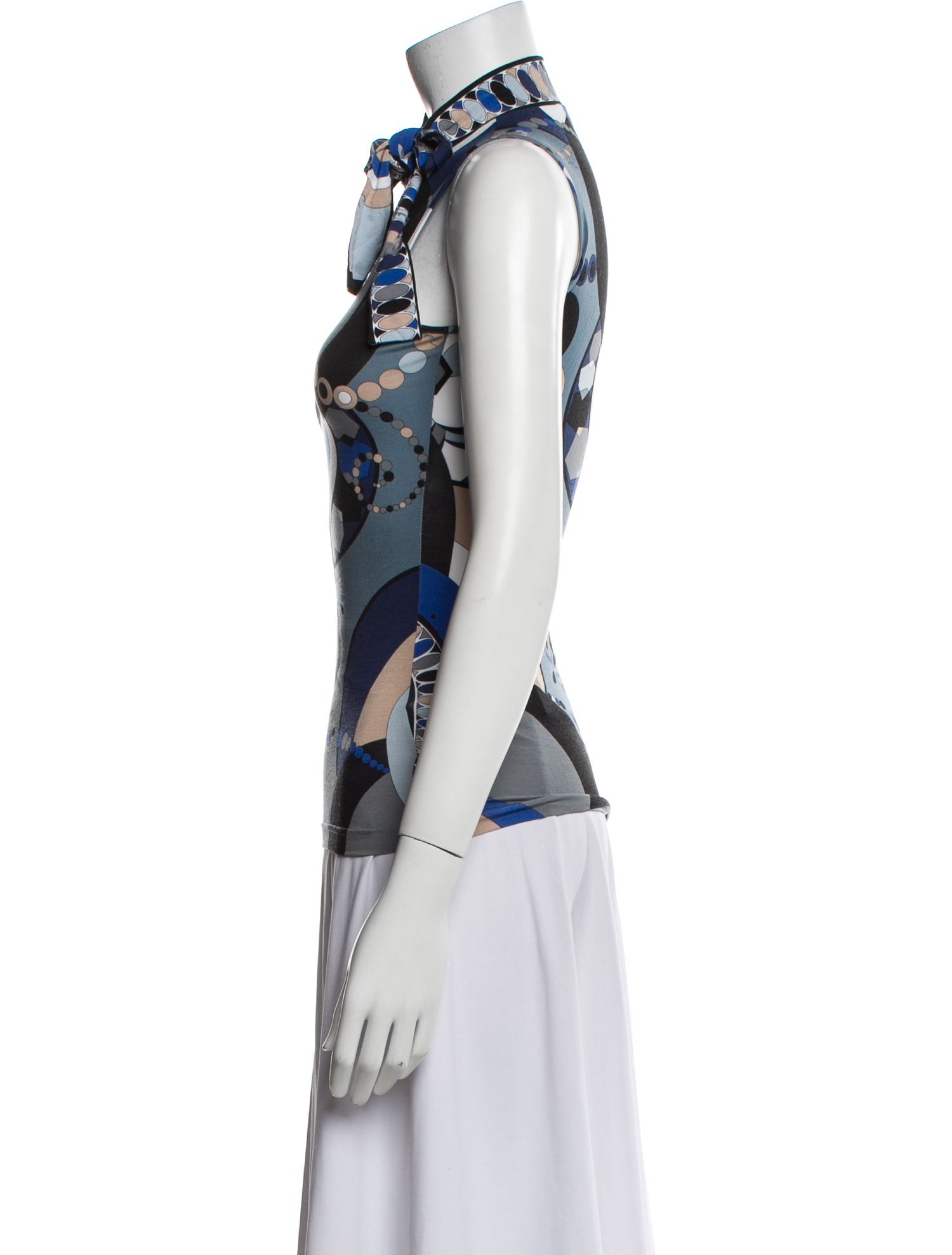 Emilio Pucci Printed Halterneck Top