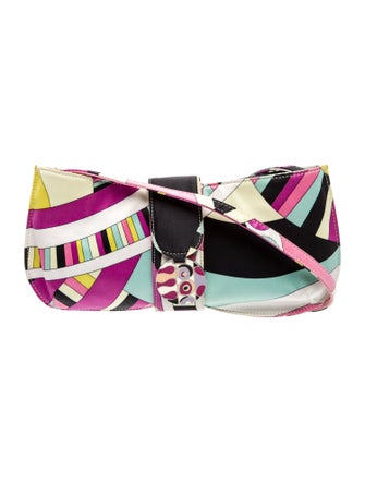 Emilio Pucci Nylon Top Handle Bag