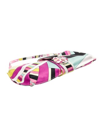 Emilio Pucci Nylon Top Handle Bag