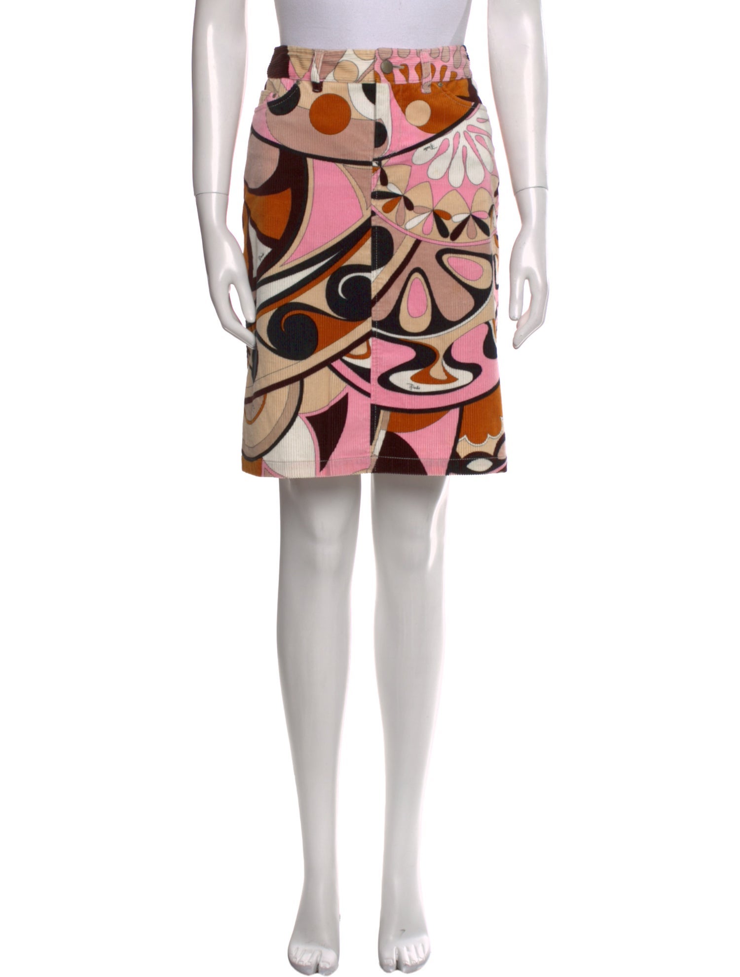 Emilio Pucci Vintage Knee-Length Skirt