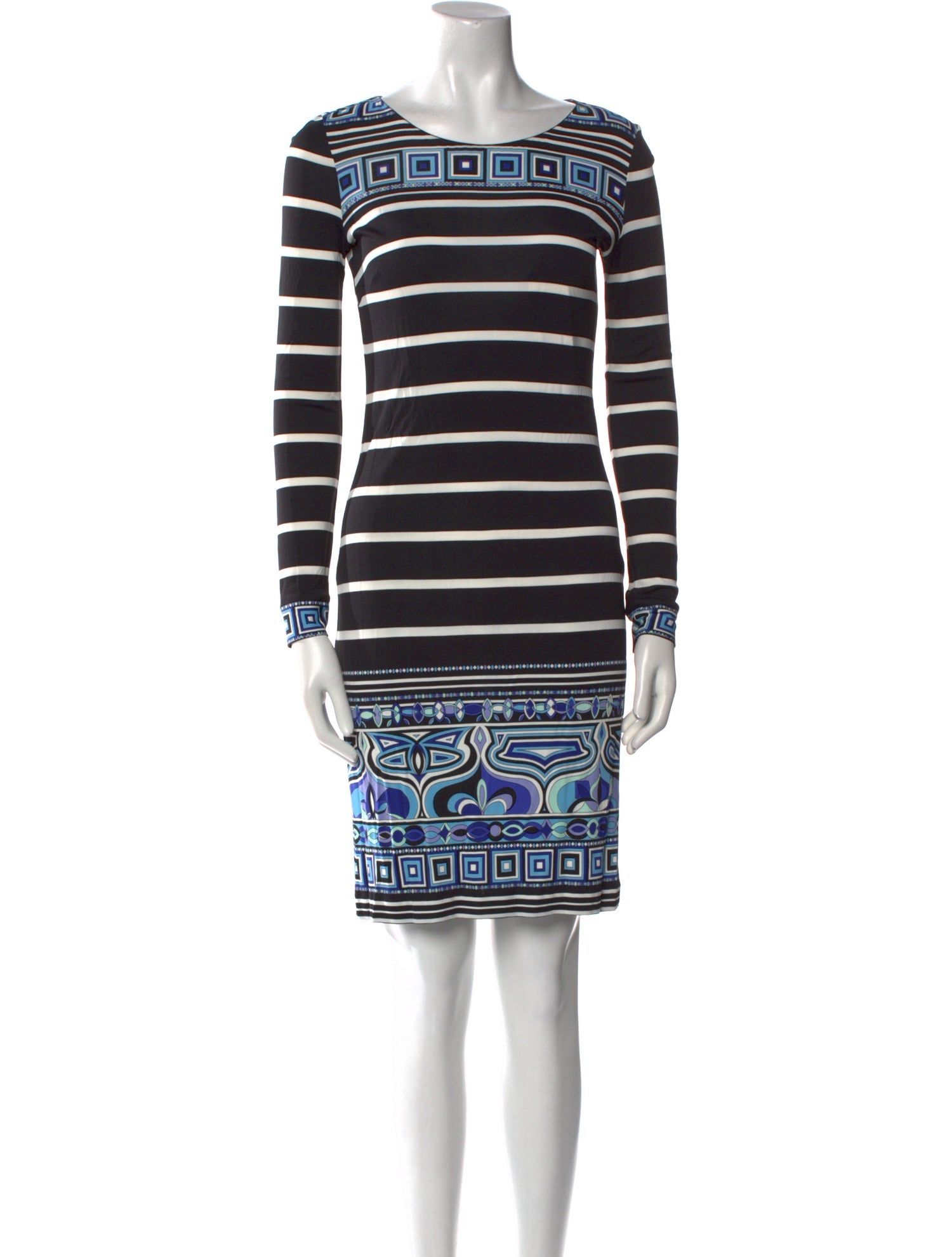 Emilio Pucci Striped Mini Dress