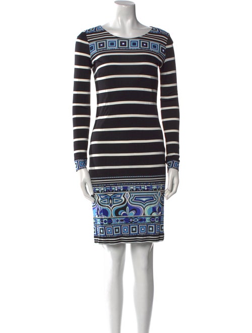 Emilio Pucci Striped Mini Dress