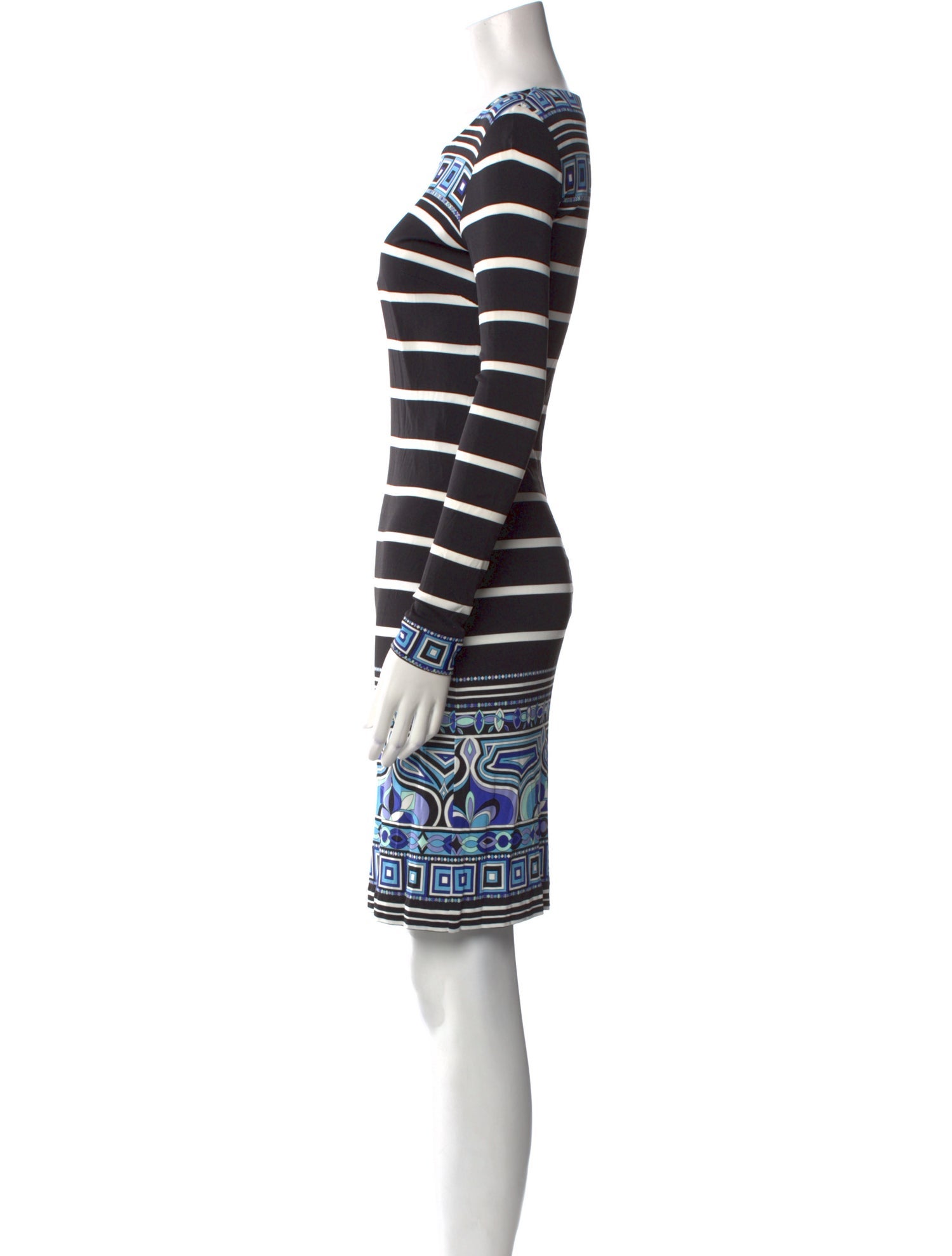 Emilio Pucci Striped Mini Dress