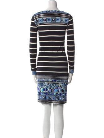 Emilio Pucci Striped Mini Dress