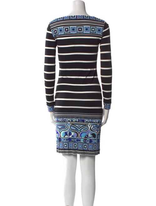 Emilio Pucci Striped Mini Dress