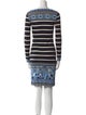 Emilio Pucci Striped Mini Dress