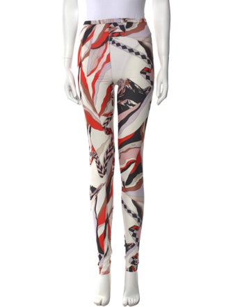 Emilio Pucci Printed Skinny Leg Pants