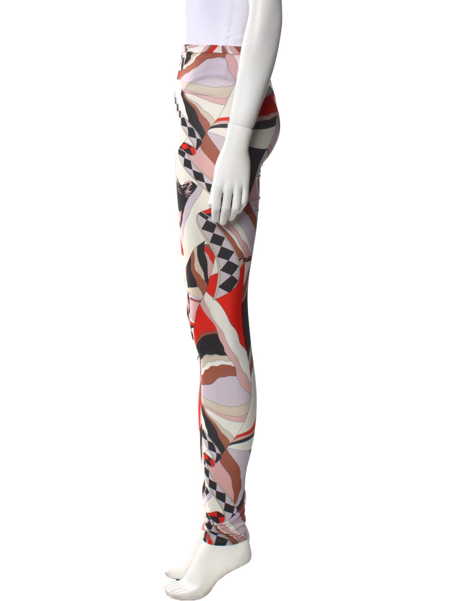 Emilio Pucci Printed Skinny Leg Pants