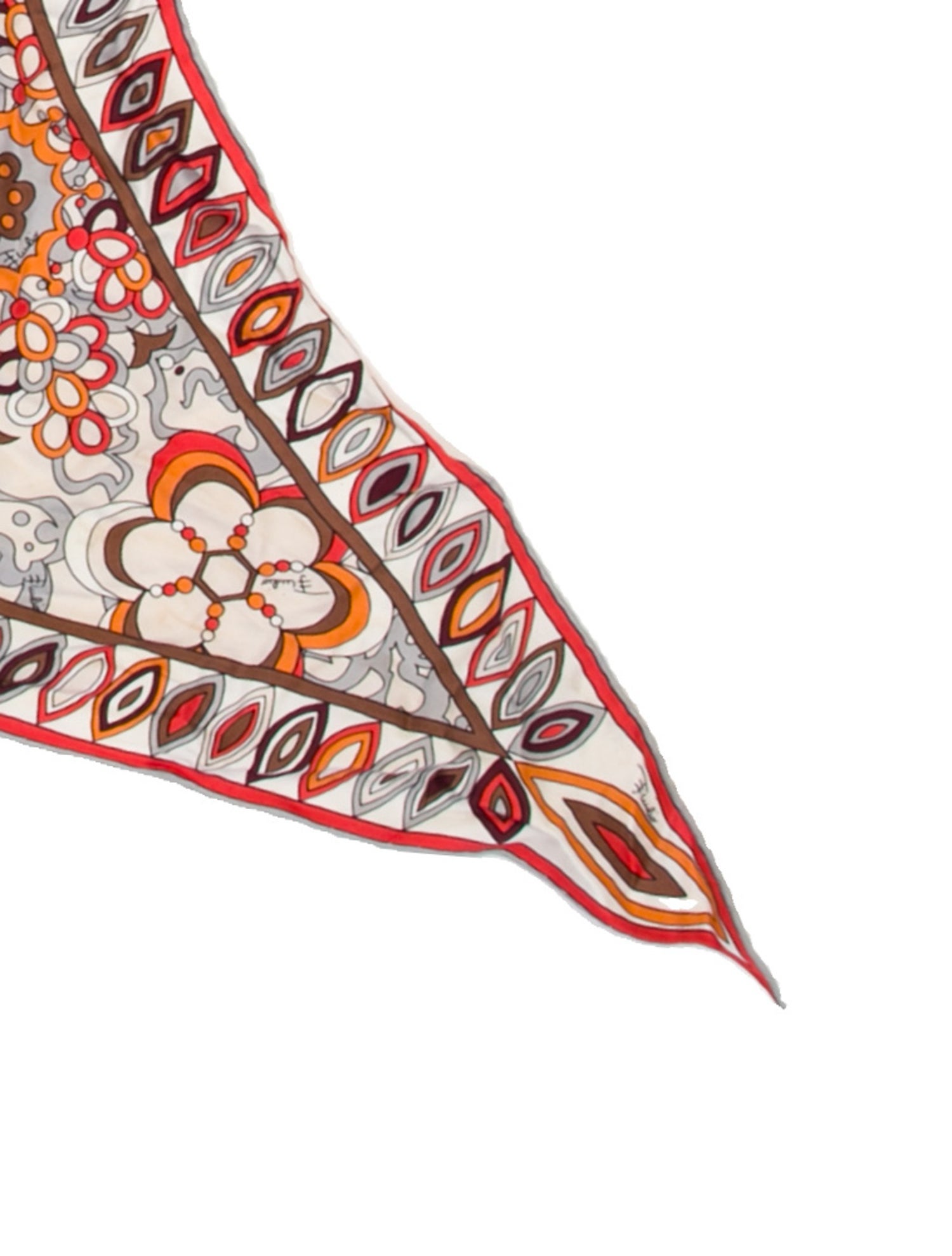 Emilio Pucci Silk Paisley Print Scarf